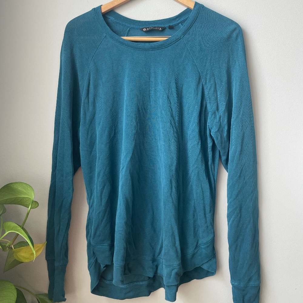 Athleta Coaster Luxe Sweatshirt-Size Large